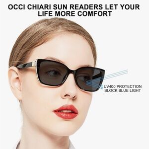 Sleek Black Sunglasses with Metallic Detailing